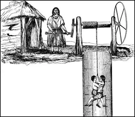 Illustration from the Report of the Children´s Employment Commission. Child  labour was a feature of the Industrial Revolution, with children often  mad... - SuperStock